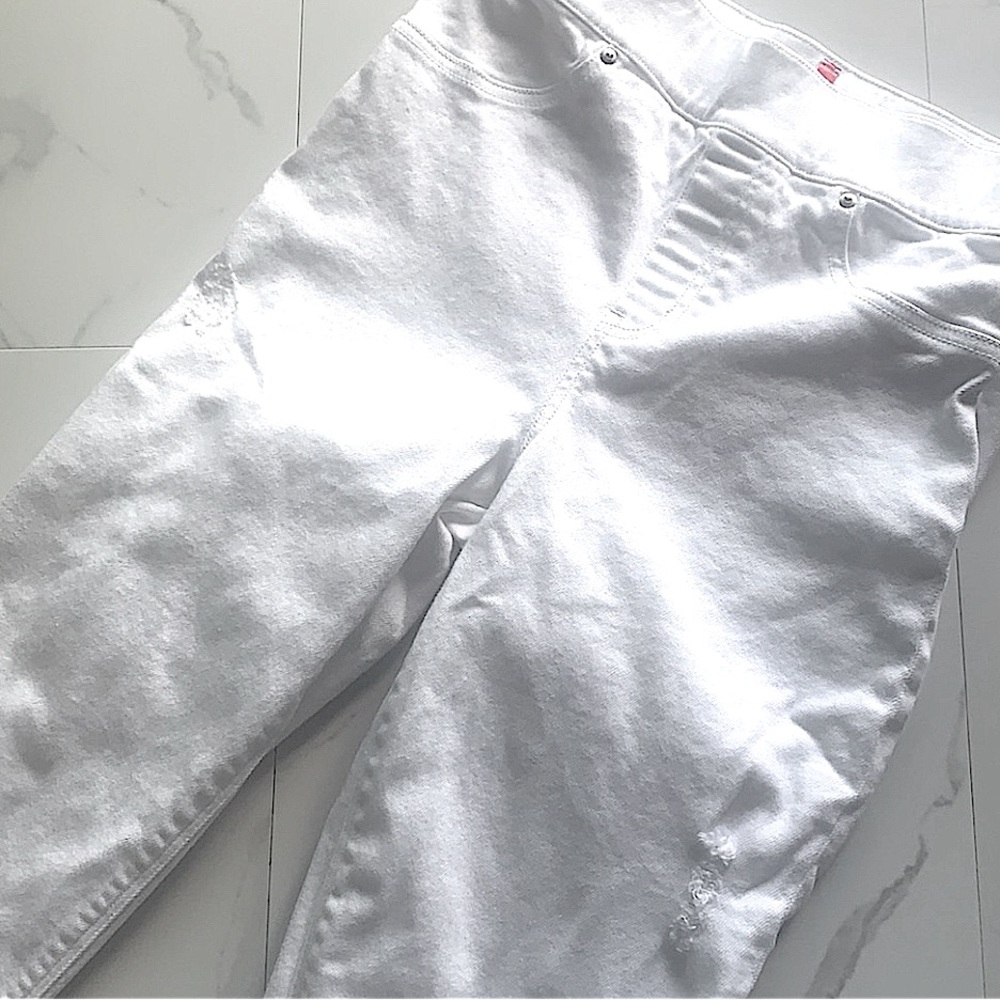 💪🏼New SPANX JEANISH LEGGINGS size Xsp.  2 back functional pockets new - Picture 8 of 13